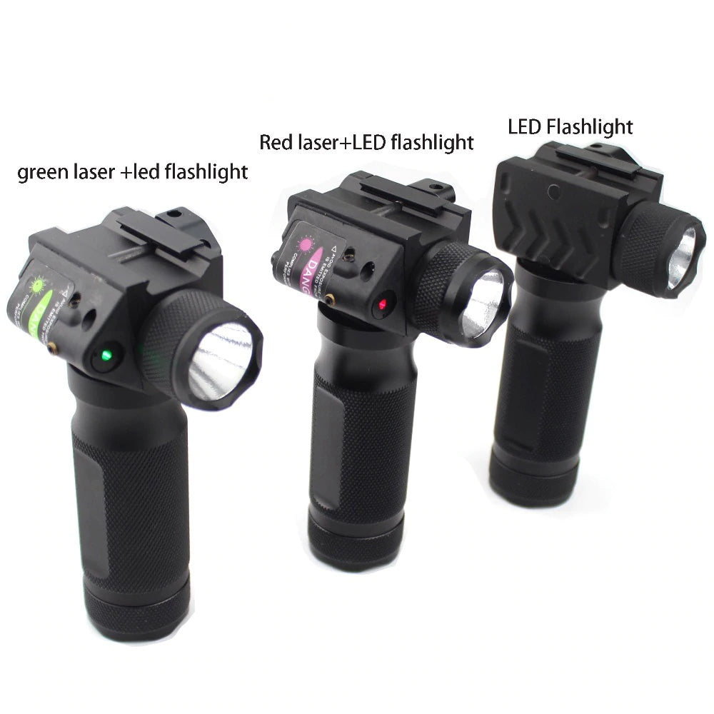 LuckyPlayX™ Vertical Foregrip 3 In 1 Flashlight - 600 Lumen