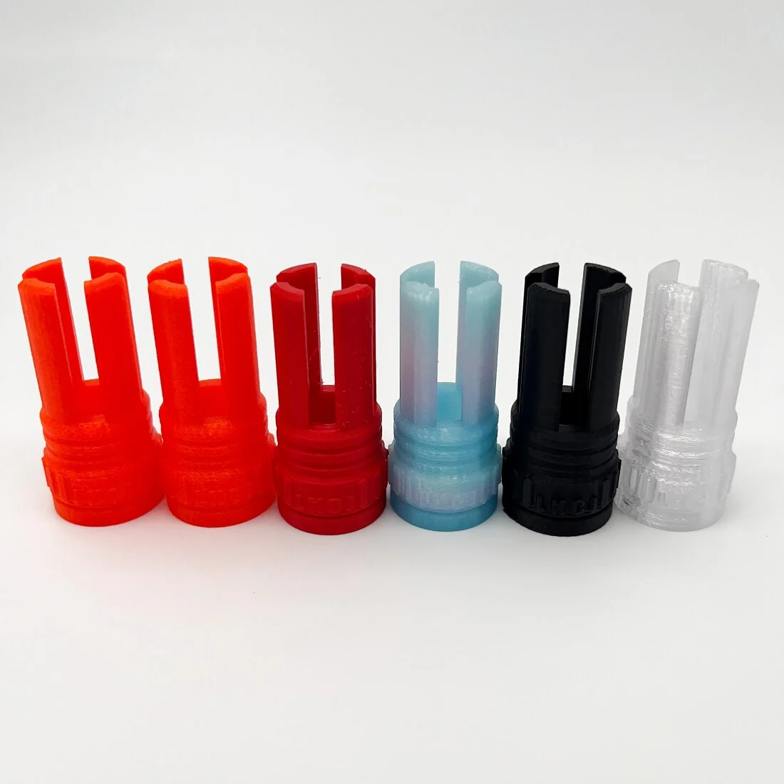 High Quality 3D Printed Orange Tips 6 PC Set 14MM CCW