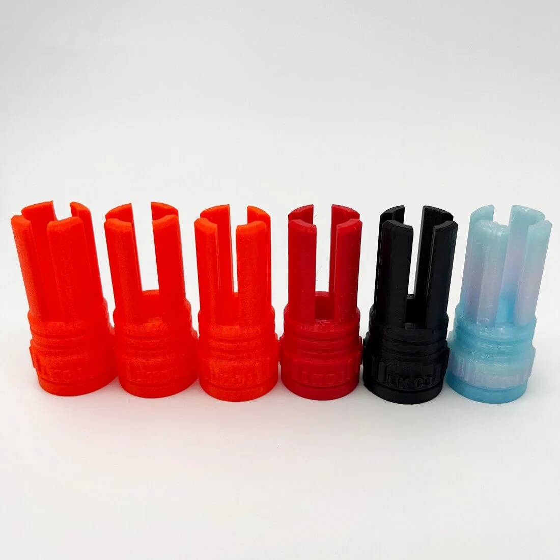 High Quality 3D Printed Orange Tips 6 PC Set 14MM CCW