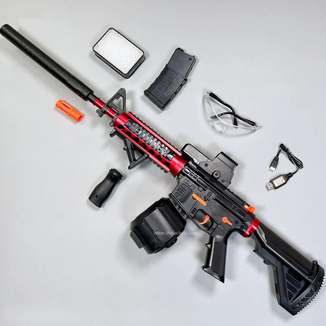 Exquisite Graffiti M416 Gel Blasters 25M Shoot Range With 2 Mags