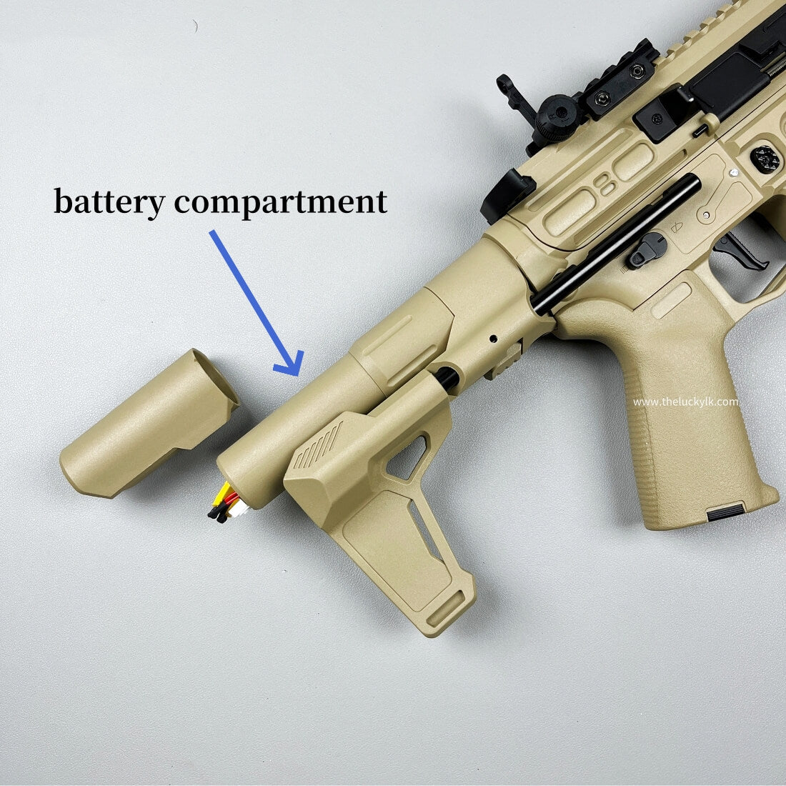 SLR PDW Gel Blaster With Programmable Fire Control Chip