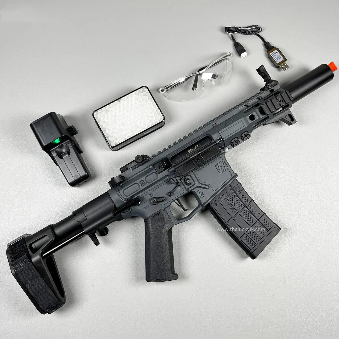 New SLR Precision Shooting Gel Blaster Fast Mode 11.1V Battery Recommended Age 18+