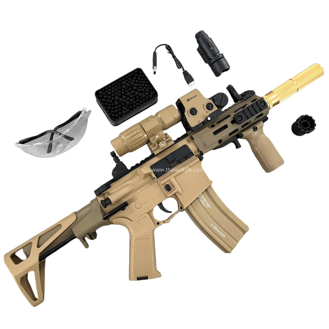 DD M4-PDW Gel Blaster High Speed Fire Mode With Metal Mag-Flagship