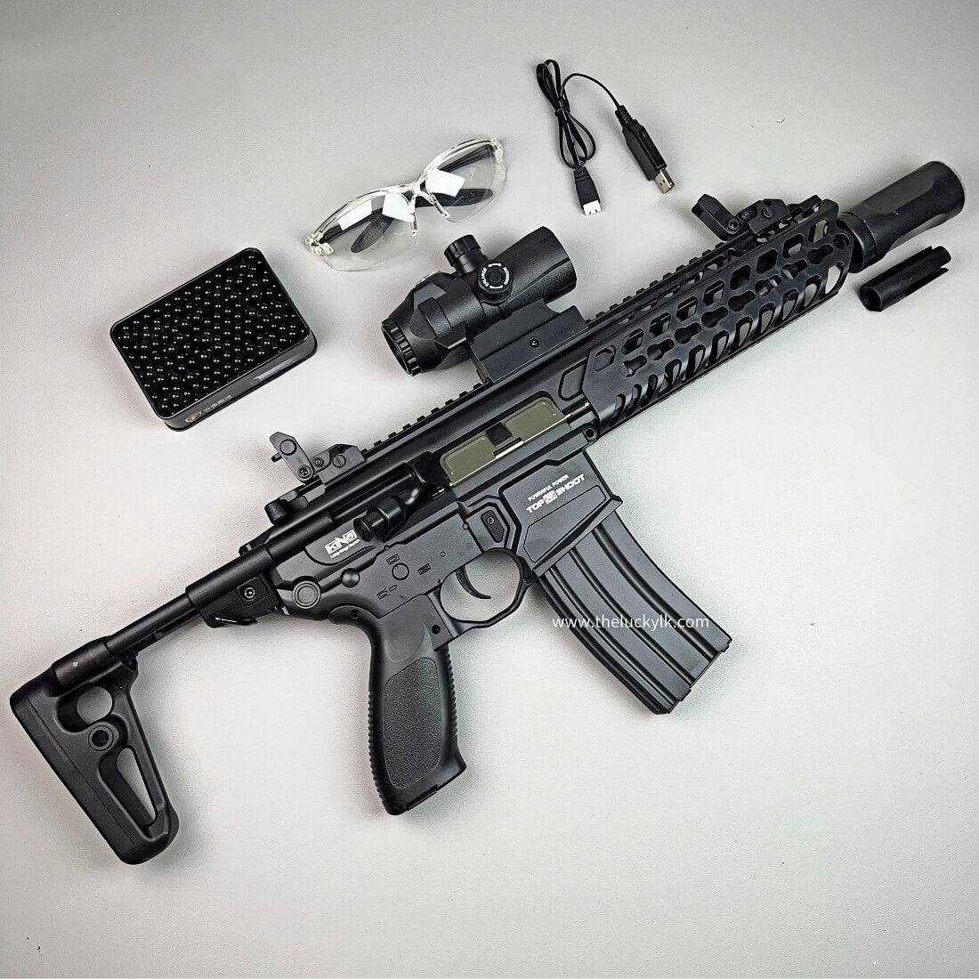 MCX Gel Blaster With Forward And Backward Movable Bolt