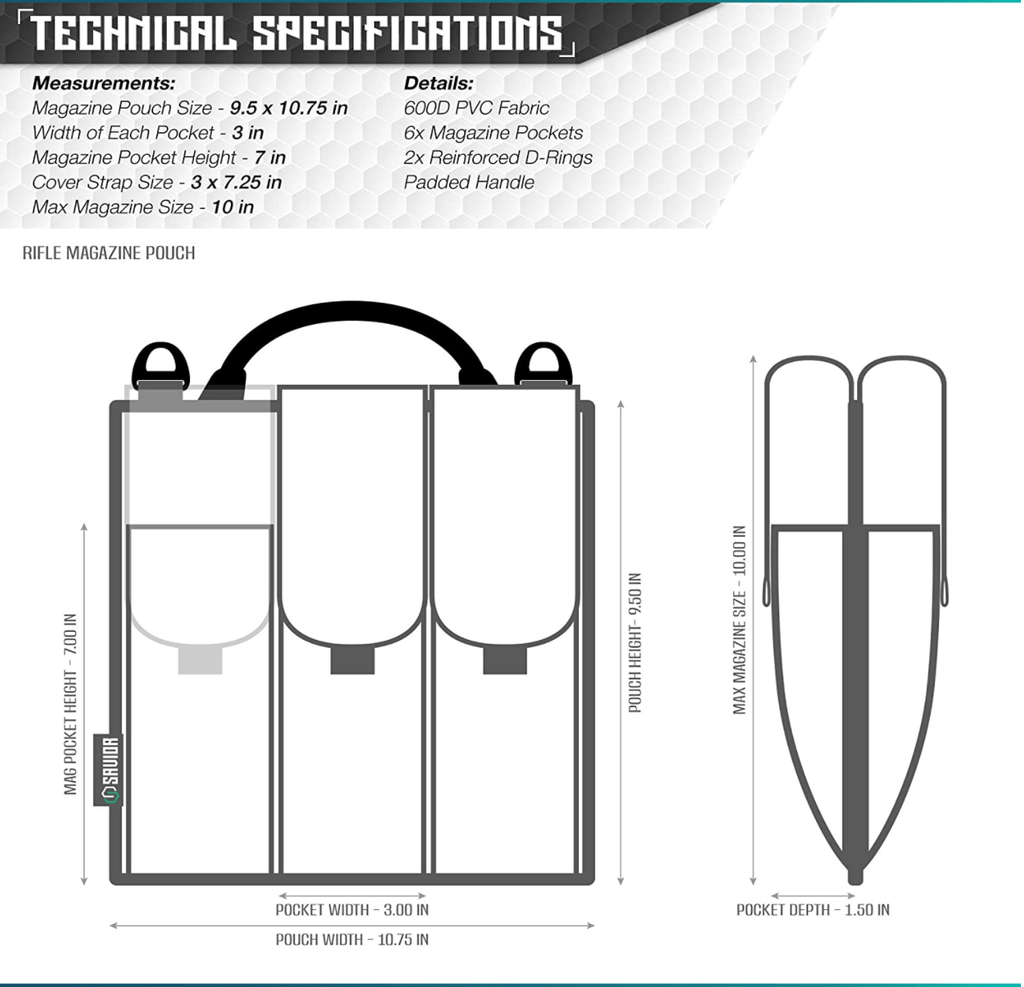 AR-15 Magazine Carrying Case