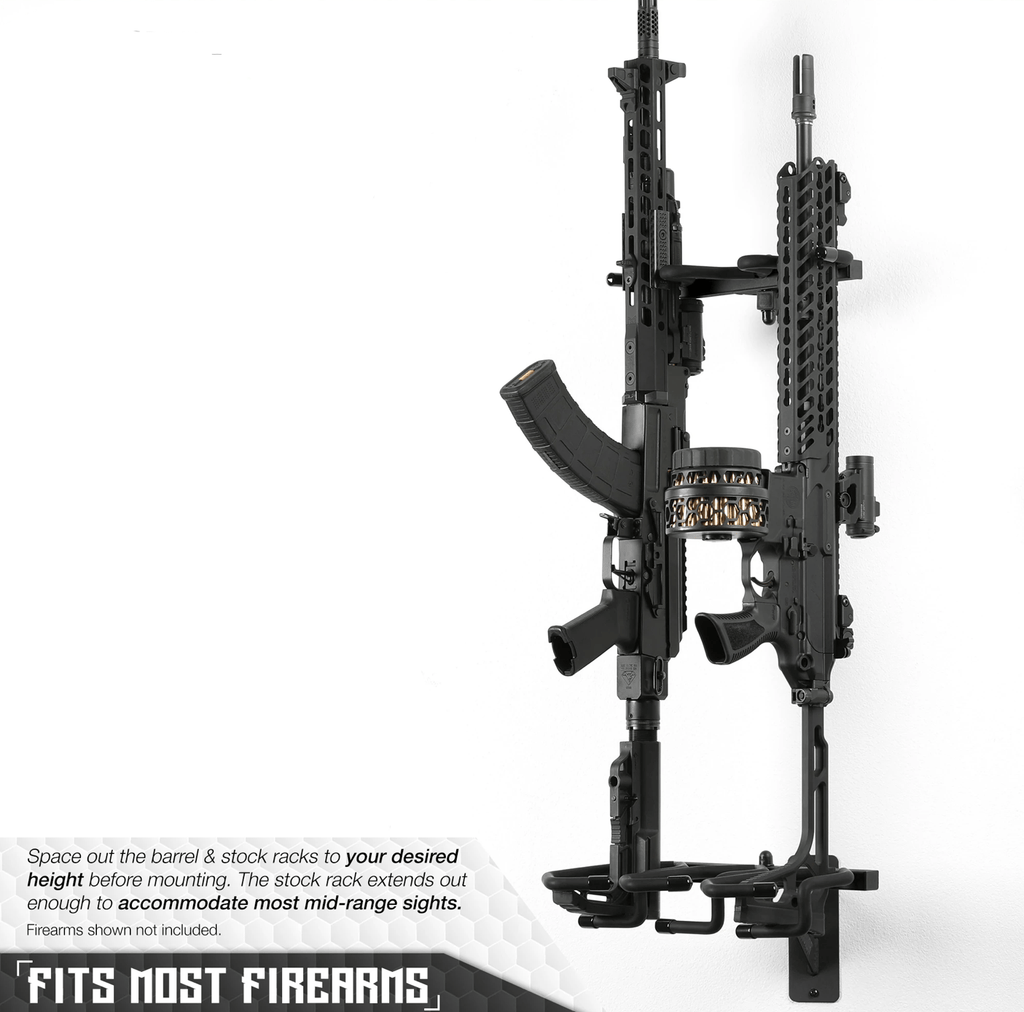 3 Slot Adjustable Wall Rack