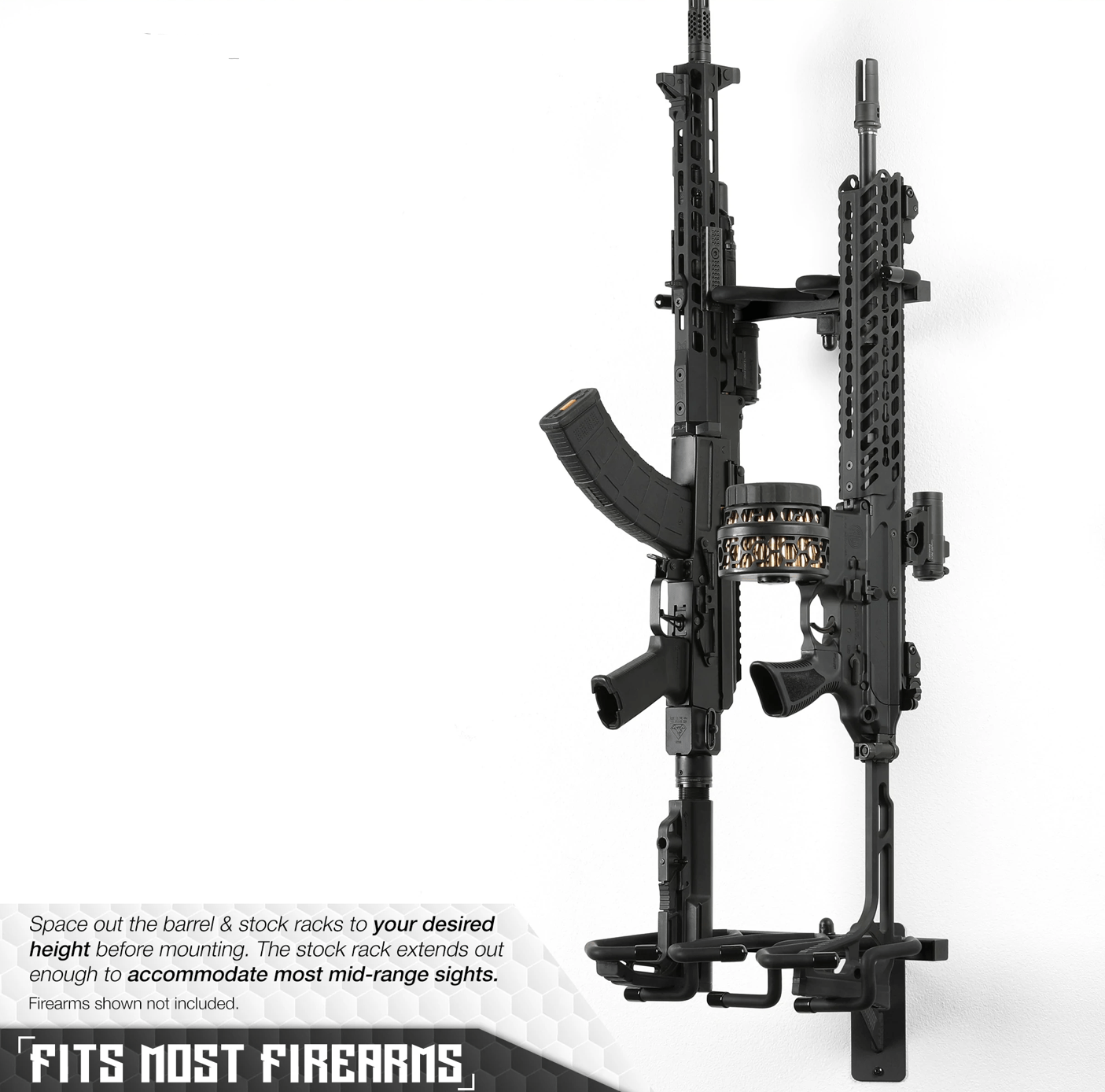 3 Slot Adjustable Wall Rack